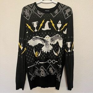 Box Lunch Harry Potter Wizarding World Quidditch Hedwig Golden Snitch Sweater